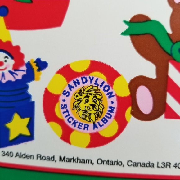 Vintage Sandylion Sticker Album 1990s Santa Claus Christmas Sandy Lion Book 90s - Picture 4 of 10